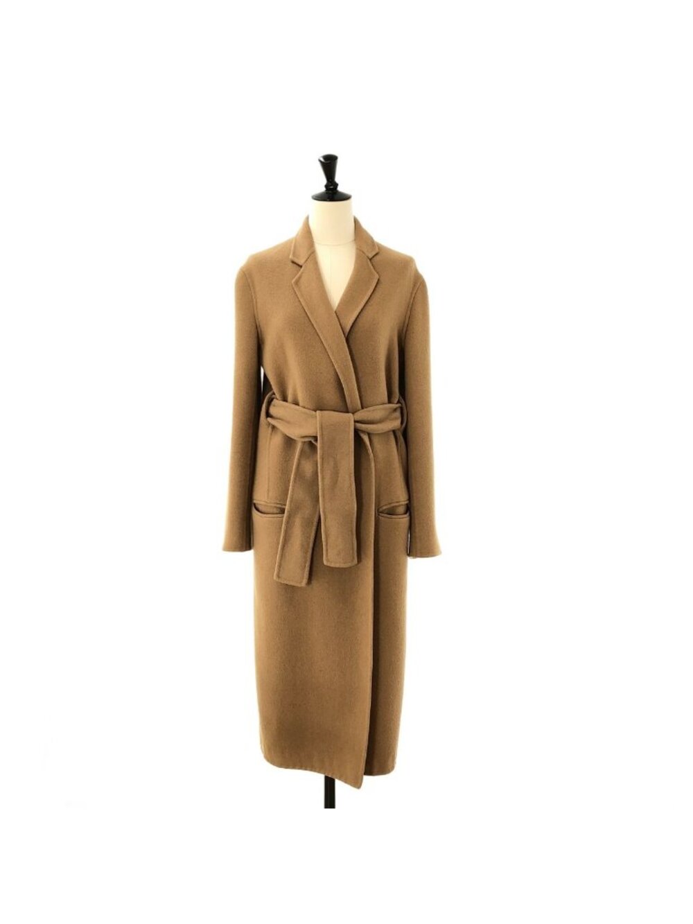 Celine Phoebe Philo Era Cashmere Crombie Coat Camel 36